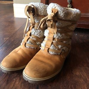 Timberland fleece lined boots.